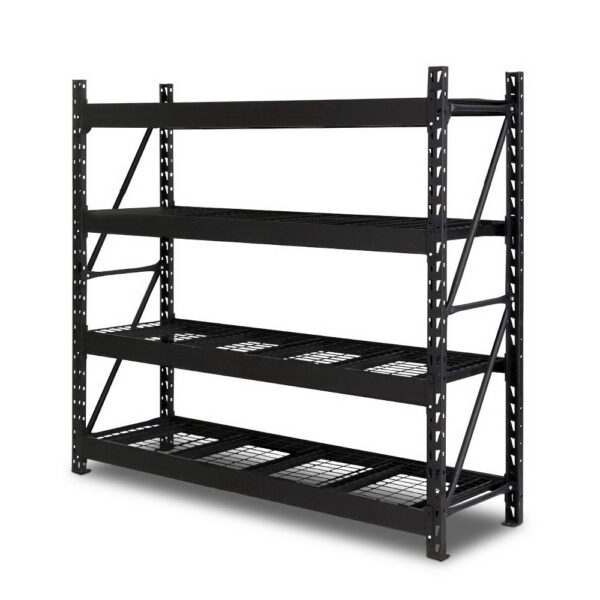 Aplusliving-Heavy Duty Steel Warehouse Racking Shelving Garage Storage Adjustable Anti Rust