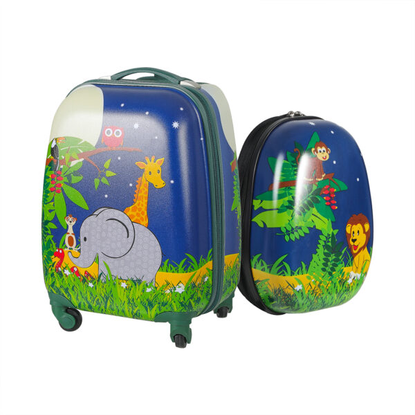 Aplusliving-Kids Luggage Set with Matching Backpack Ultra-Light Scratch-Proof Multiple Color