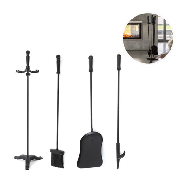 Aplusliving-Fireplace Tool Set 4 PC Fire
