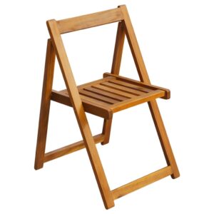 Aplusliving-Folding Garden Chairs 2 pcs Solid Acacia Wood