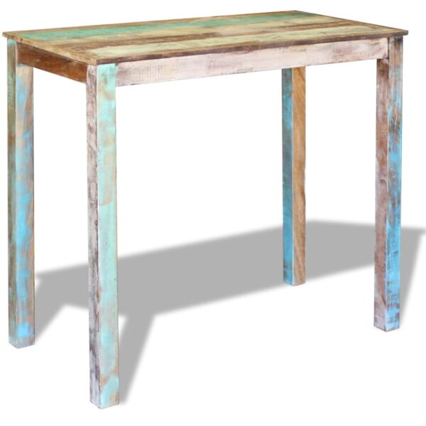 Aplusliving-Bar Table Solid Reclaimed Wood 115x60x107 cm
