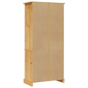 Aplusliving-Cupboard Mexican Pine Corona Range 80x40x170 cm