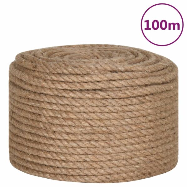 Aplusliving-Rope 100% Jute 14 mm 100 m