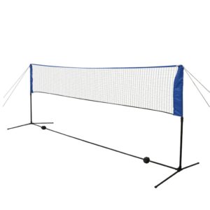 Aplusliving-Badminton Net Set with Shuttlecocks 300x155 cm