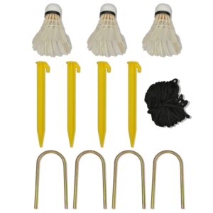Aplusliving-Badminton Net Set with Shuttlecocks 300x155 cm