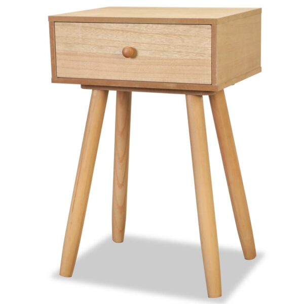 Aplusliving-Bedside Tables 2 pcs Solid Pinewood 40x30x61 cm Brown