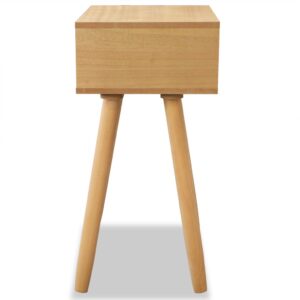Aplusliving-Bedside Tables 2 pcs Solid Pinewood 40x30x61 cm Brown