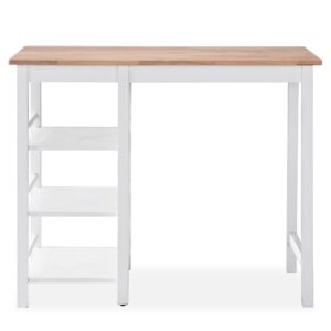 Aplusliving-Bar Set 3 Pieces MDF White
