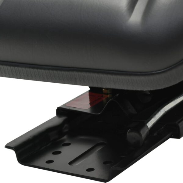 Aplusliving-Tractor Seat with Suspension Black