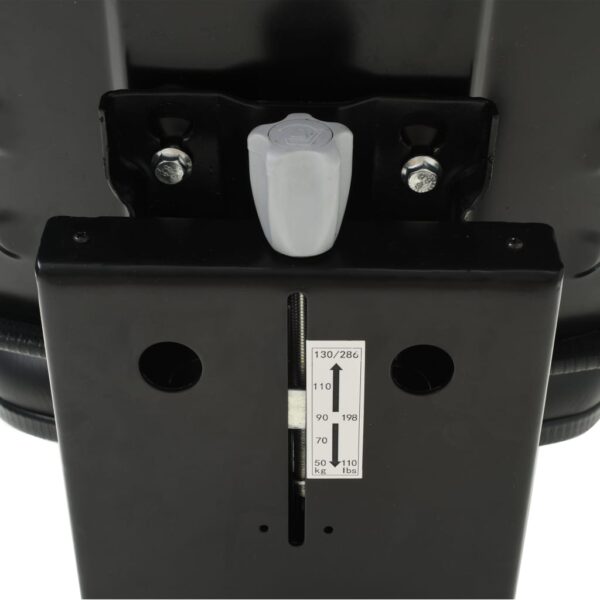 Aplusliving-Tractor Seat with Suspension Black