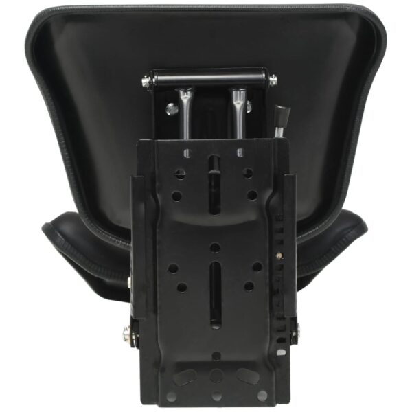 Aplusliving-Tractor Seat with Suspension Black