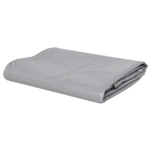 Aplusliving-Tarpaulin 650 g/m² 3x6 m Grey