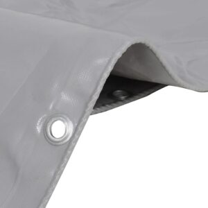 Aplusliving-Tarpaulin 650 g/m² 3x6 m Grey