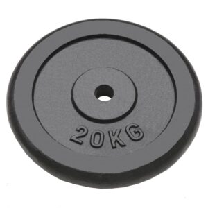 Aplusliving-Weight Plates 2 pcs 2x20 kg Cast Iron
