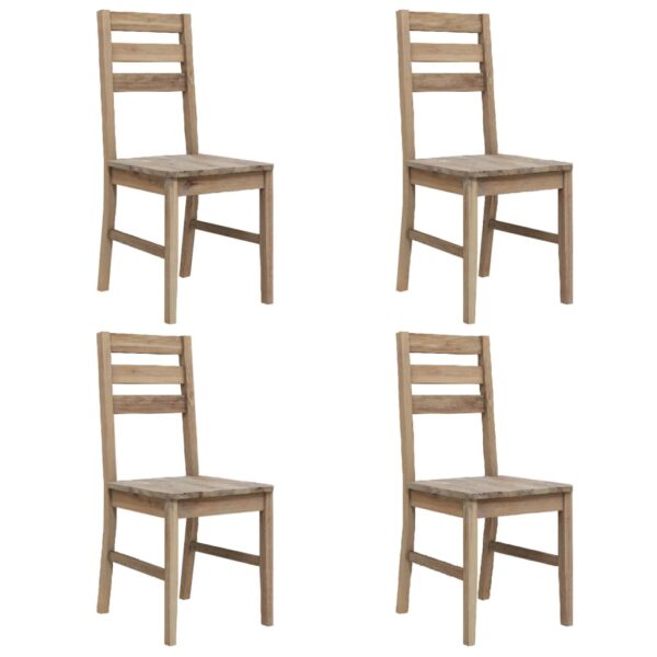 Aplusliving-Dining Chairs 4 pcs Solid Acacia Wood