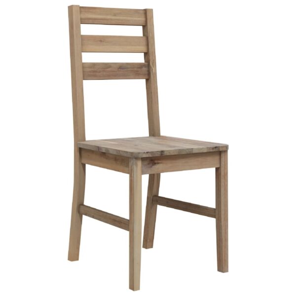 Aplusliving-Dining Chairs 4 pcs Solid Acacia Wood