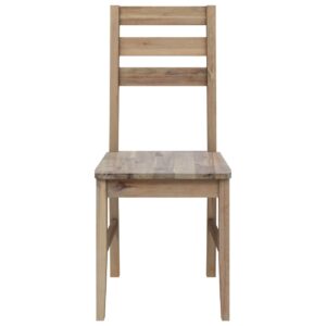 Aplusliving-Dining Chairs 4 pcs Solid Acacia Wood
