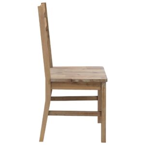 Aplusliving-Dining Chairs 4 pcs Solid Acacia Wood