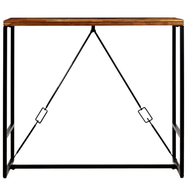Aplusliving-Bar Table Solid Reclaimed Wood 120x60x106 cm