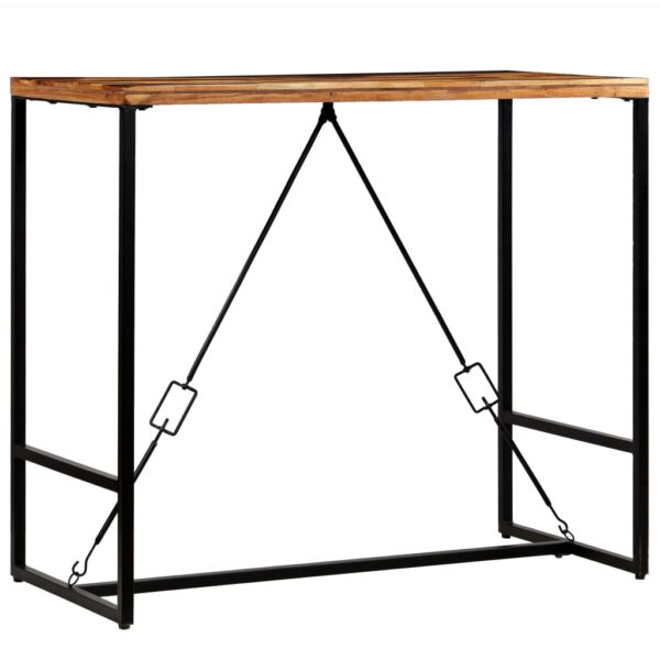 Aplusliving-Bar Table Solid Reclaimed Wood 120x60x106 cm