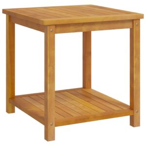 Aplusliving-Side Table Solid Acacia Wood 45x45x45 cm