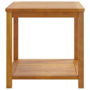 Aplusliving-Side Table Solid Acacia Wood 45x45x45 cm