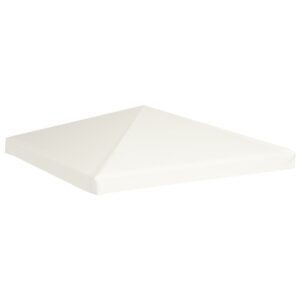 Aplusliving-Gazebo Top Cover 310 g/m² 3x3 m Cream White