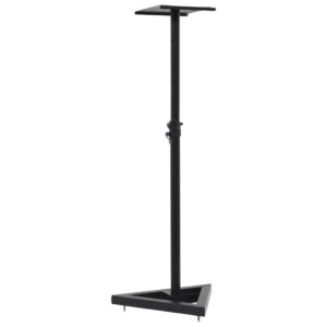 Aplusliving-Studio Monitor Speaker Stands 2 pcs Black Steel