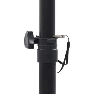 Aplusliving-Studio Monitor Speaker Stands 2 pcs Black Steel