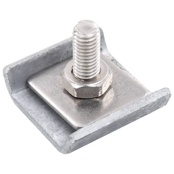 Aplusliving-Grid Mat Connector 25 Sets Silver