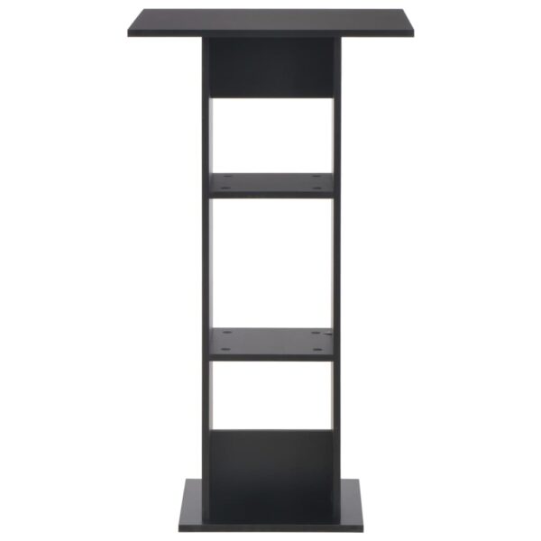 Aplusliving-Bar Table Black 60x60x110 cm