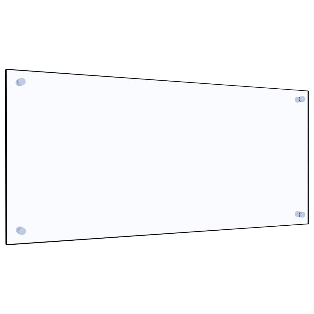 Aplusliving-Kitchen Backsplash Transparent 90x40 cm Tempered Glass