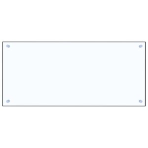 Aplusliving-Kitchen Backsplash Transparent 90x40 cm Tempered Glass