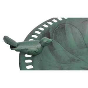 Aplusliving-Bird Bath with Decorative Bird