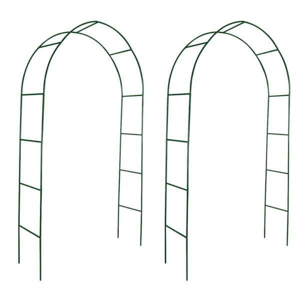 Aplusliving-Garden Arch 2 pcs Climbing Plants