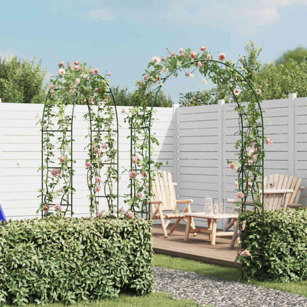 Aplusliving-Garden Arch 2 pcs Climbing Plants