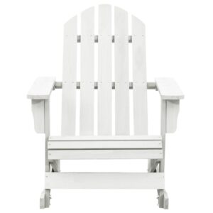 Aplusliving-Garden Rocking Chair Wood White
