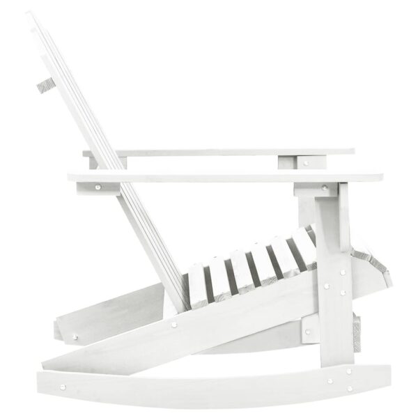 Aplusliving-Garden Rocking Chair Wood White