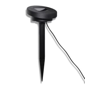 Aplusliving-Solar Bowl 3 LED Garden Lights with Spike Anchors & Solar Panel