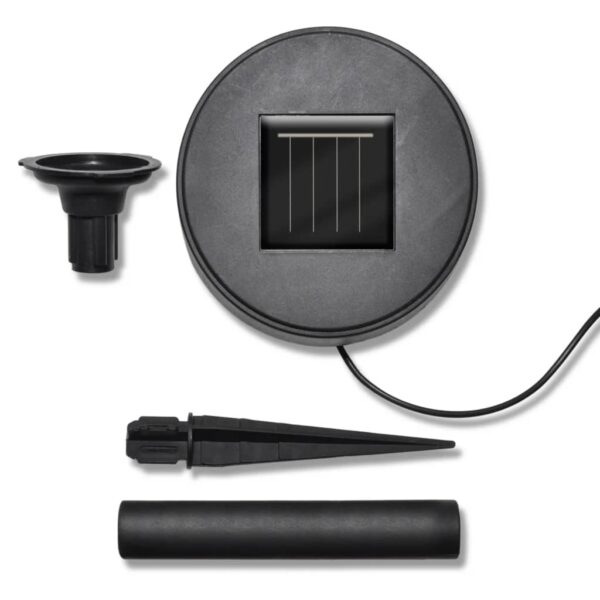 Aplusliving-Solar Bowl 3 LED Garden Lights with Spike Anchors & Solar Panel