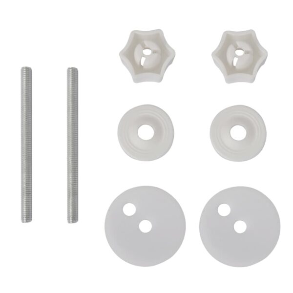 Aplusliving-Toilet Seats with Soft Close Lids MDF Black
