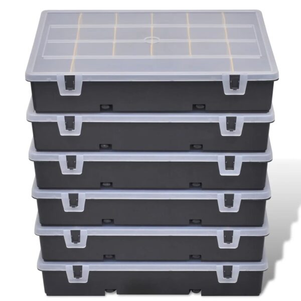 Aplusliving-Storage Box Sort Case 6 pcs