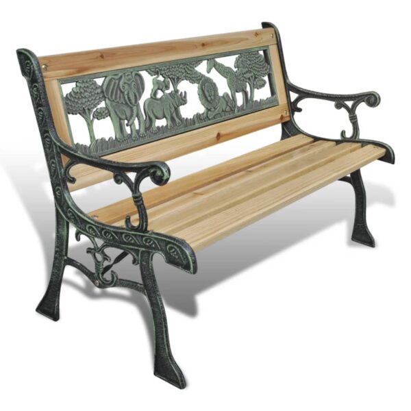 Aplusliving-Children Garden Bench 84 cm Wood