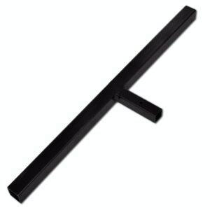 Aplusliving-Ground Drill with Handle Auger Bit 200 mm Three Spirals Steel Black
