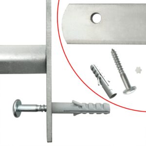 Aplusliving-Adjustable Security Grille for Windows with 4 Crossbars 500-650 mm
