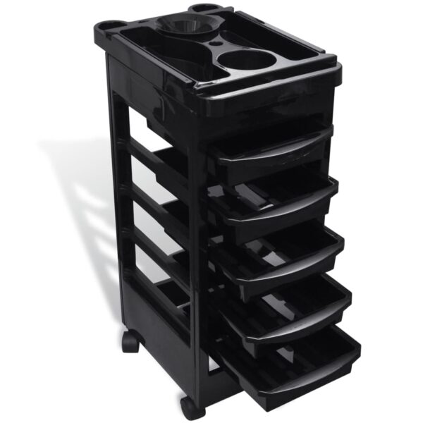 Aplusliving-Hair Salon Plastic Trolley with Wheels