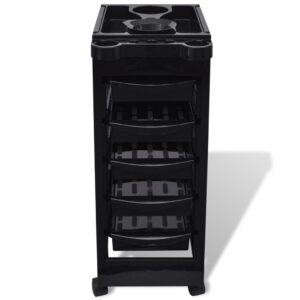 Aplusliving-Hair Salon Plastic Trolley with Wheels