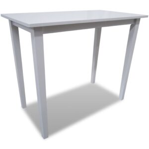 Aplusliving-Wooden Bar Table White
