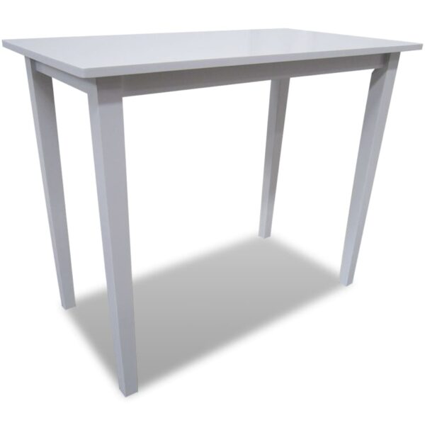 Aplusliving-Wooden Bar Table White