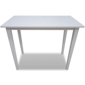 Aplusliving-Wooden Bar Table White